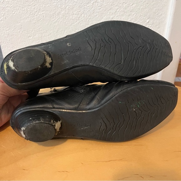Josef Seibel Black Ankle Boots Size EU 39 - Picture 11 of 13